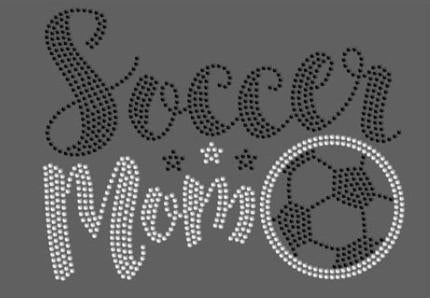 Soccer Mom Rhinestone Shirt | Classic Game Day Tee