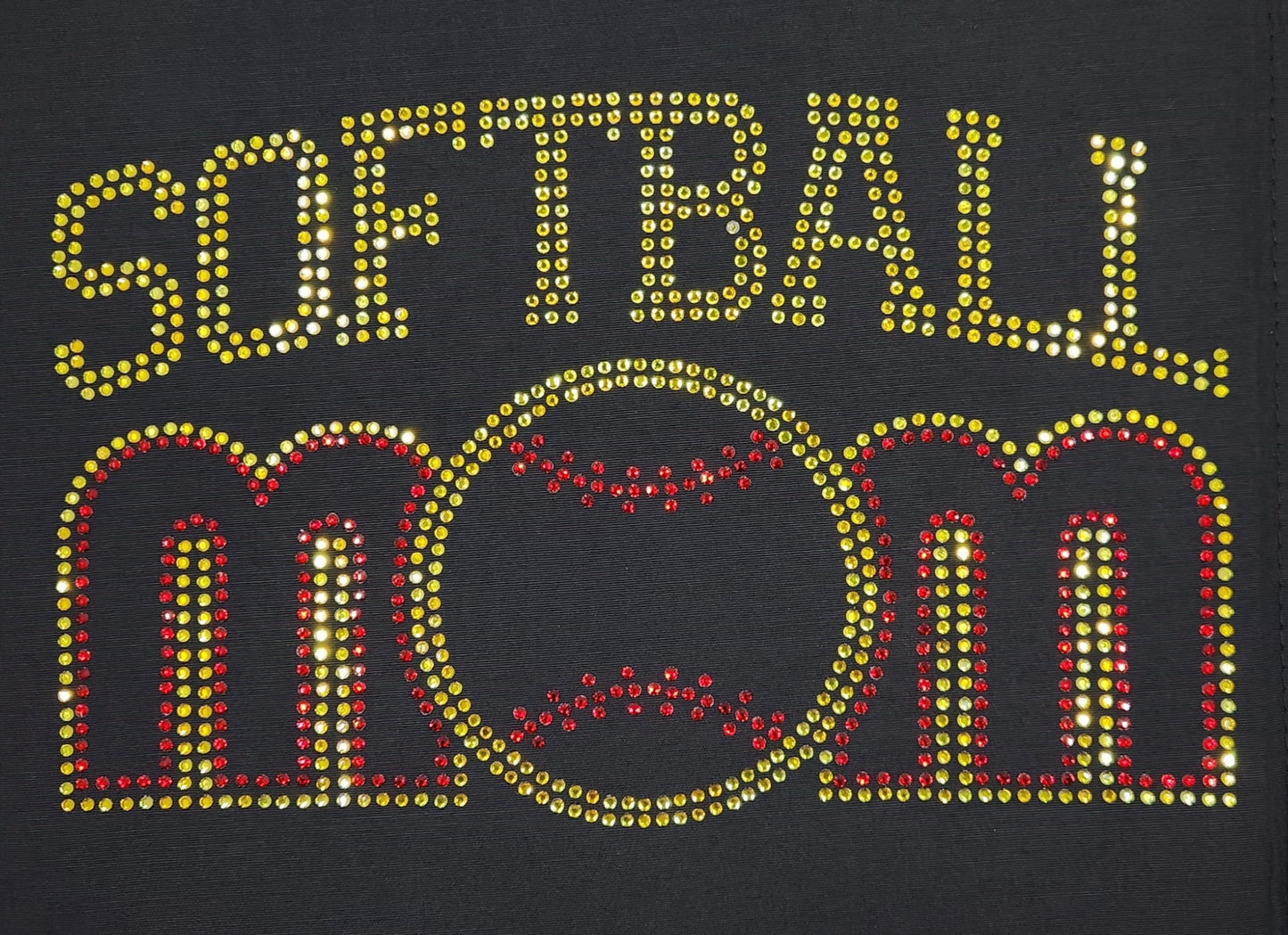 Softball Mom Rhinestone Shirt