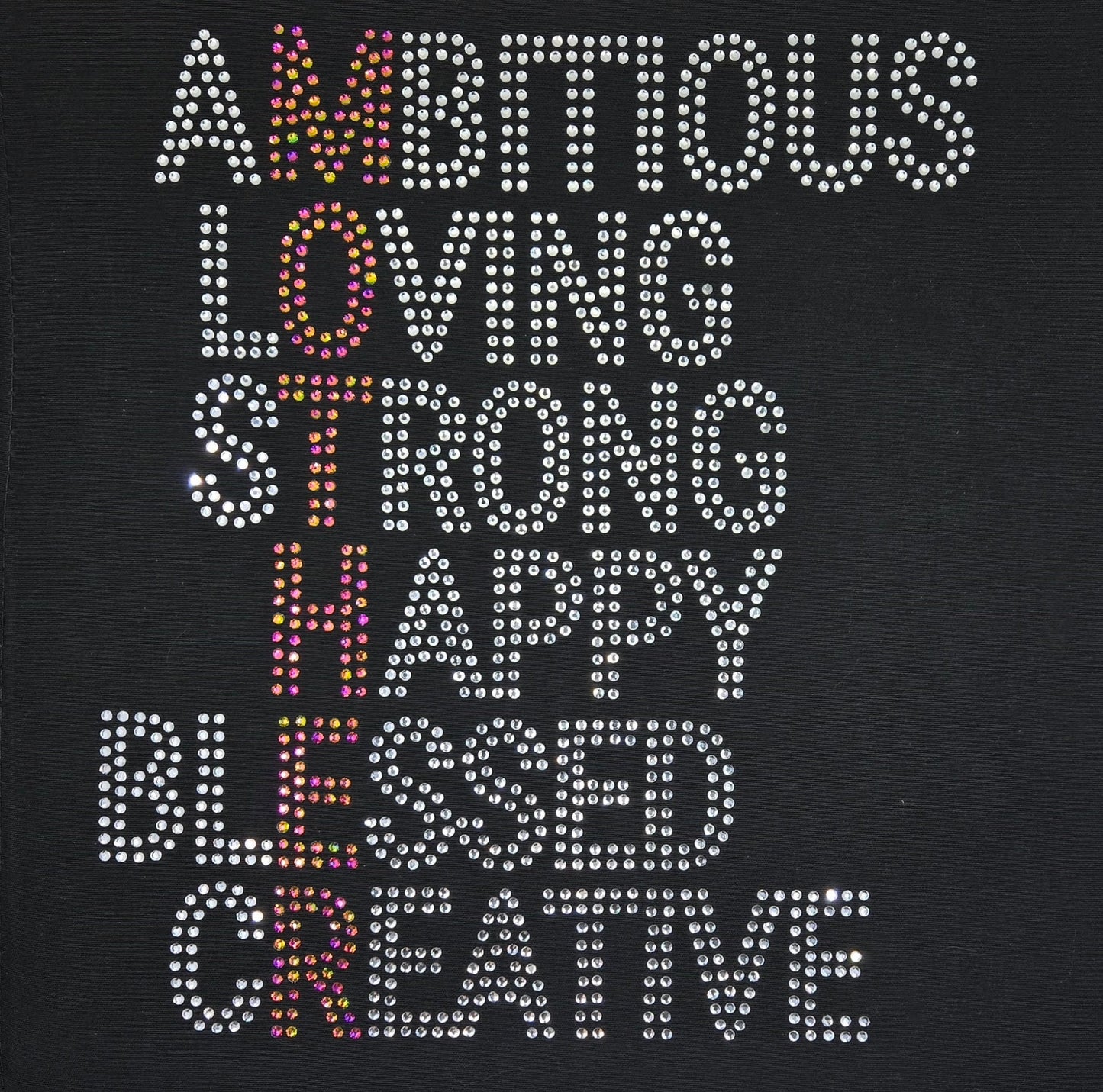 Mother definition rhinestone tote bag