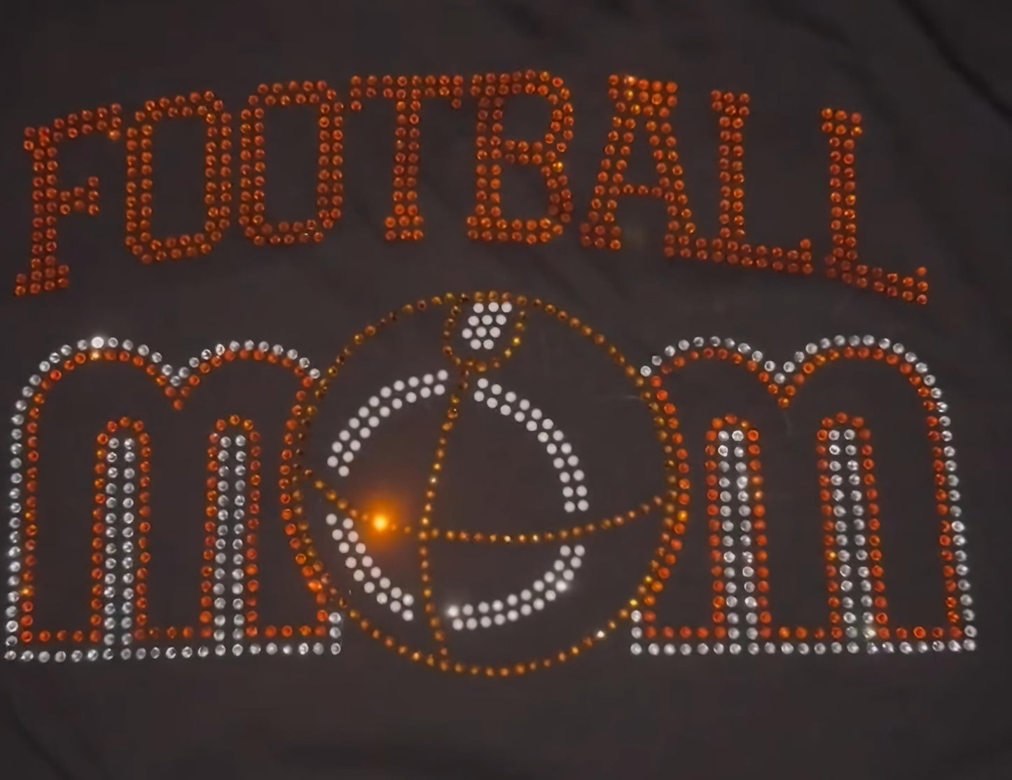 Football Mom Rhinestone Shirt