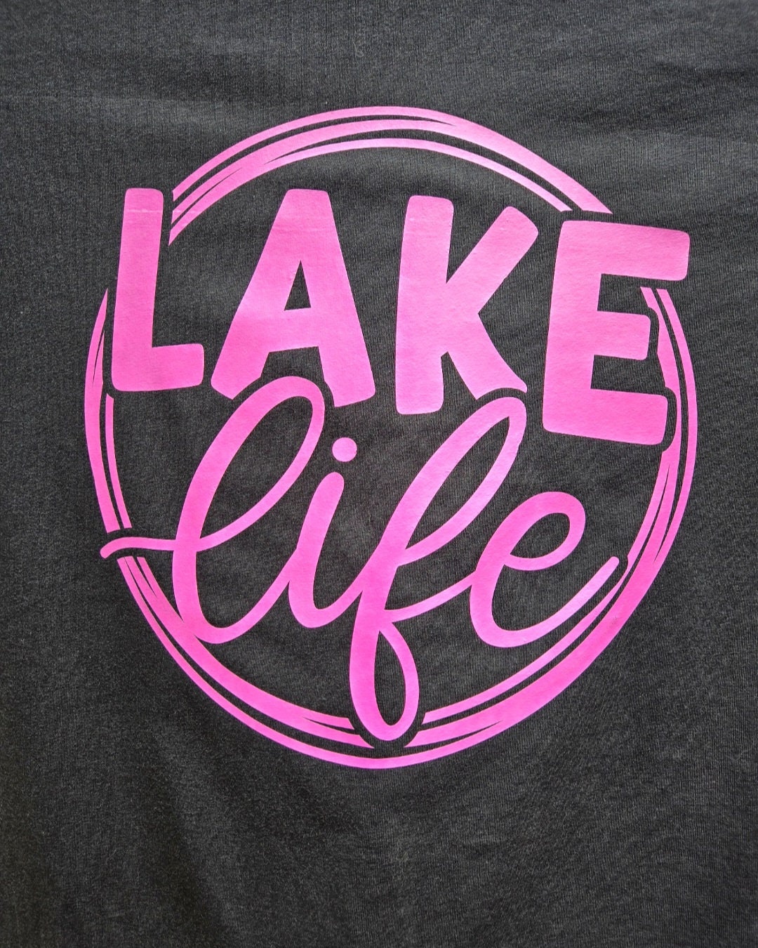 Lake Life Specialty Vinyl Shirt | Summer Vacation Tee