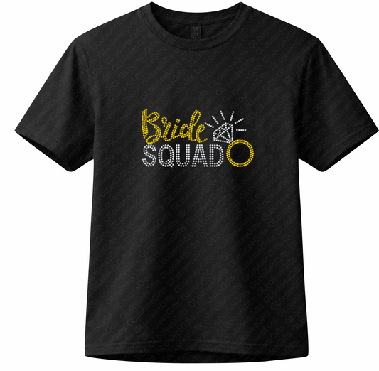 Bride Squad Rhinestone Shirt | Everyday Bling Tee