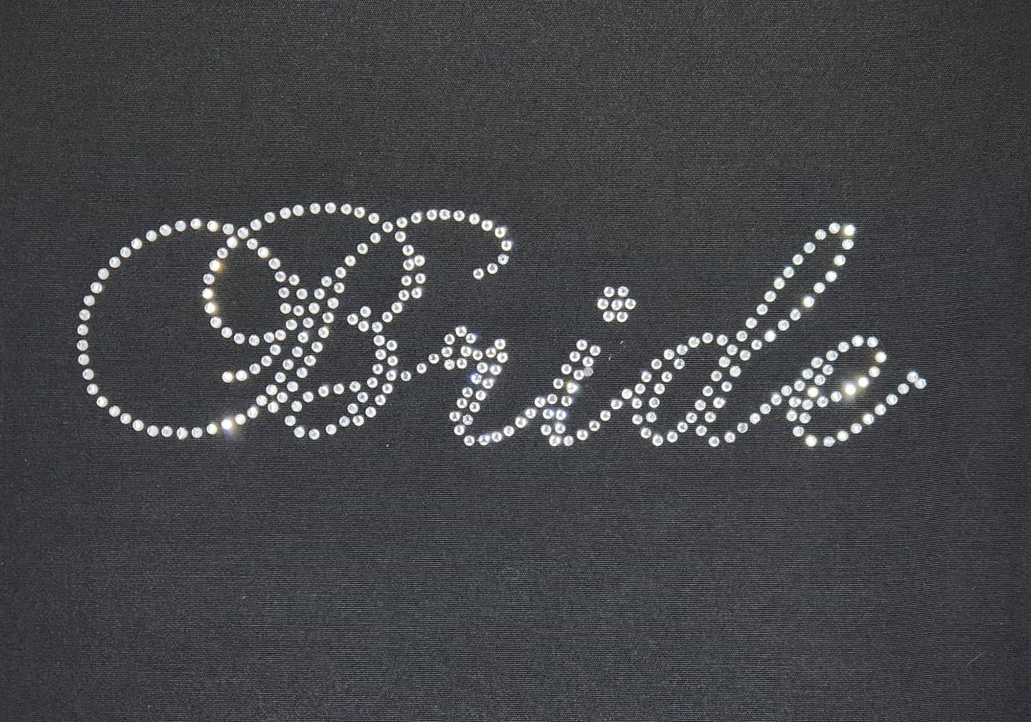 Wedding Party Bride Rhinestone T Shirt