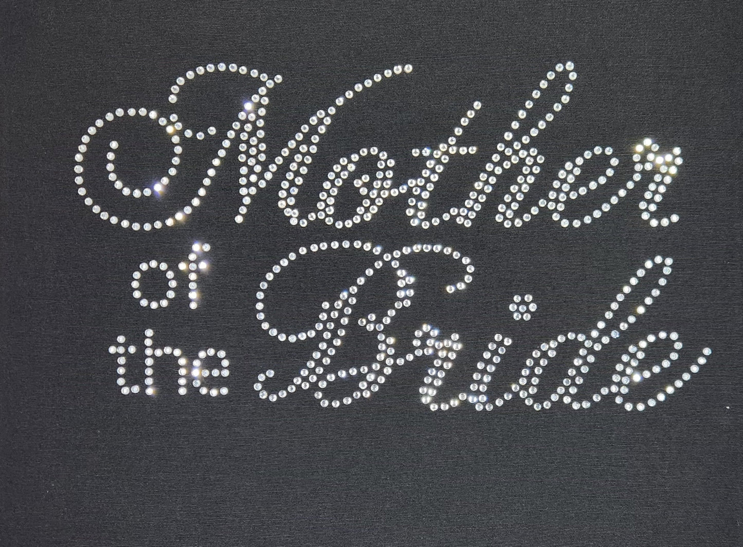 Wedding Party Mother of the Bride Rhinestone T Shirt