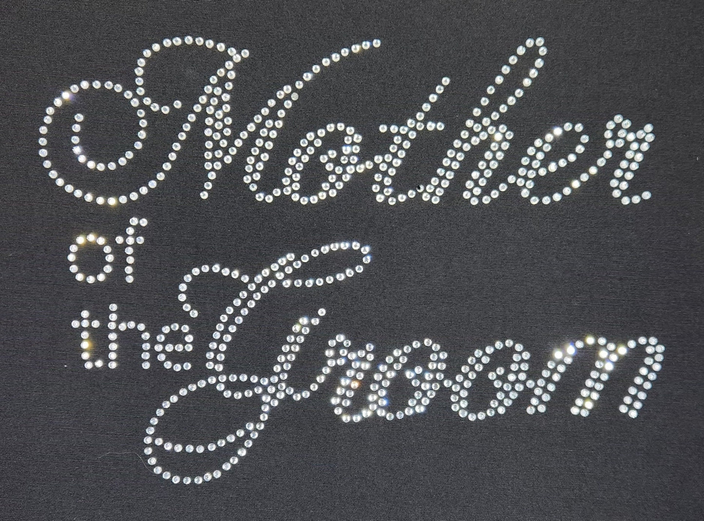Wedding Party Mother of the Groom Rhinestone T Shirt