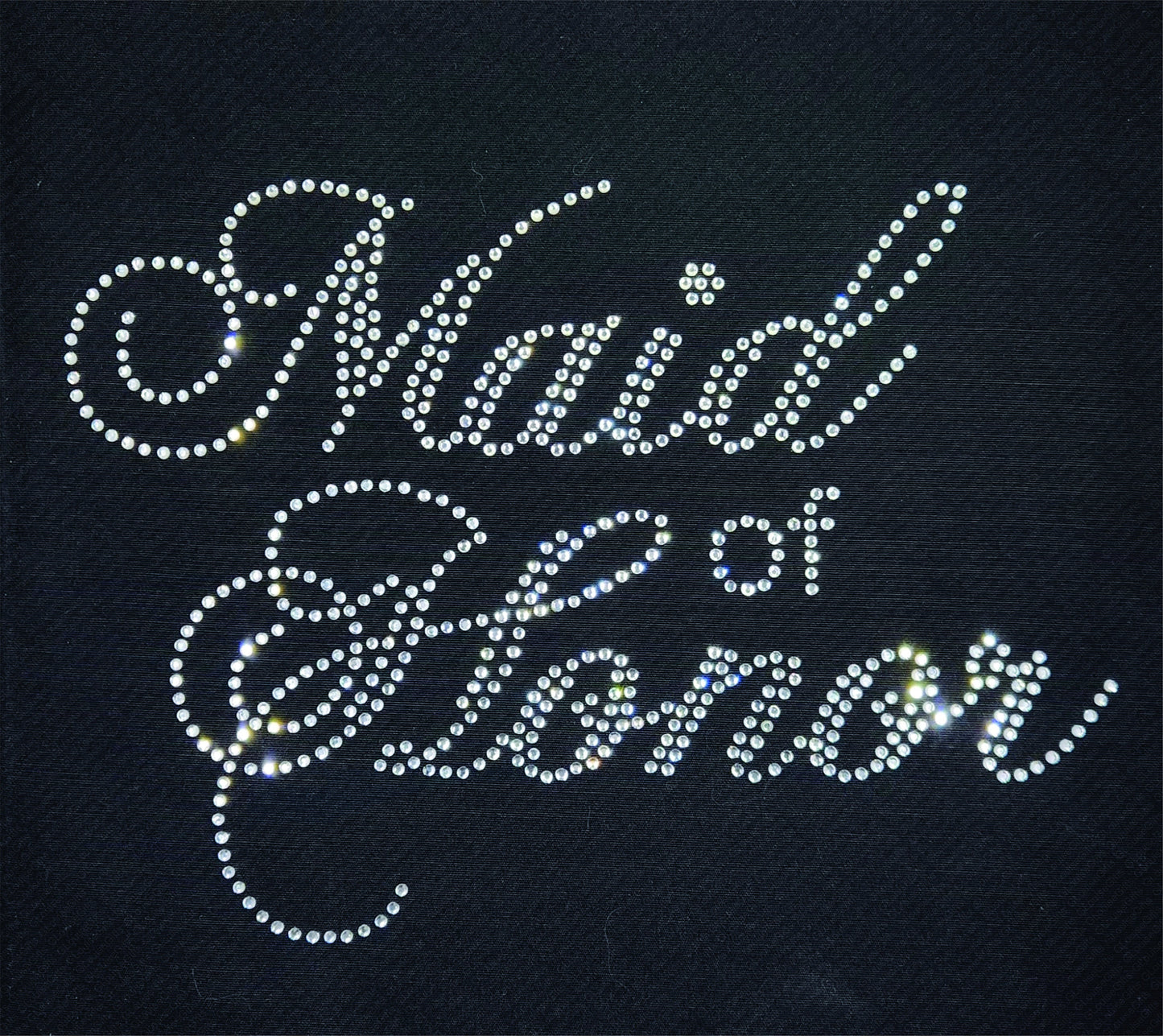 Wedding Party Maid of Honor Rhinestone T Shirt