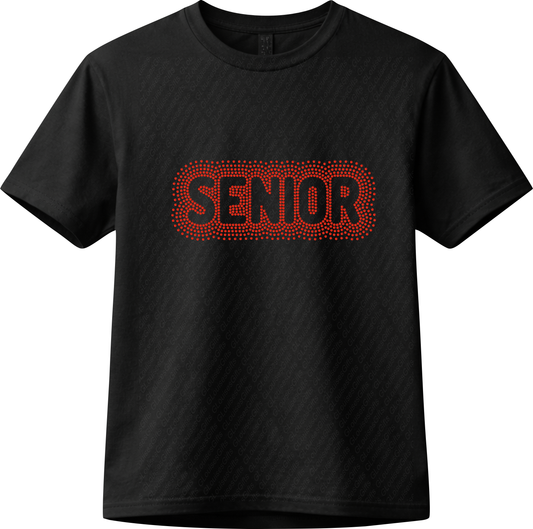 Senior Scattered Graduate Rhinestone T Shirt